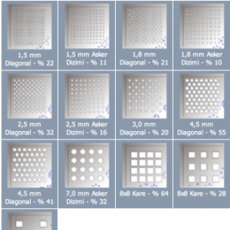 Standart Clip-in Tile Metal asma tavan 2